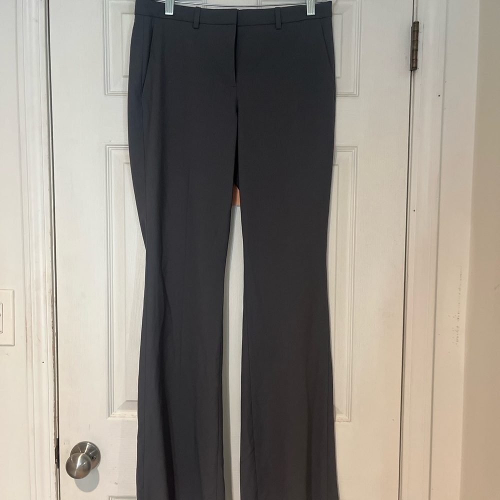 Theory “Demitria” Charcoal Trousers